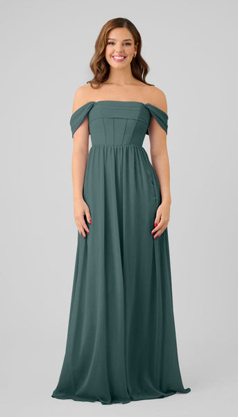 Autumn romantic bridesmaid dress | Kennedy Blue