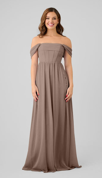 brown commitment ceremony dresses Satin Bridesmaid Dress Prom Dress Brown XXXL Billie Espresso by Grace Loves Lace