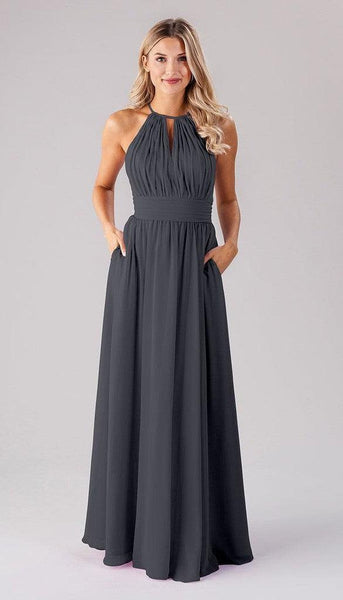 blue halter neck bridesmaid dresses Bailey Neckline Dress sleeve:32 33 FREAKUM DRESS [JERSEY CLUB and timeless bridal party campaigns_Season_Start_Sale_cloth