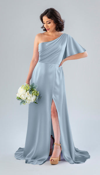 Blake Luxe Satin One Shoulder Bridesmaid Dress