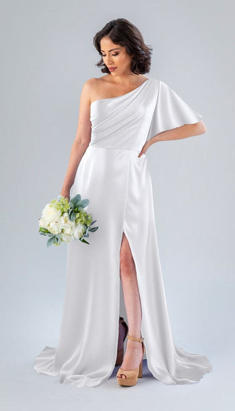 Blake Luxe Satin One Shoulder Bridesmaid Dress
