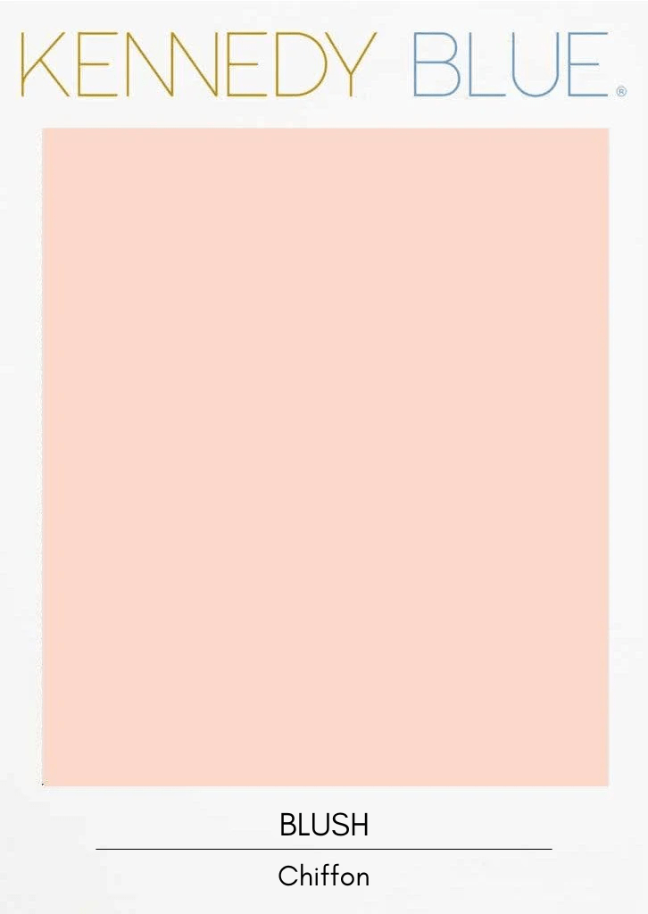 Blush|Flat Chiffon Fabric Swatches Color Swatch