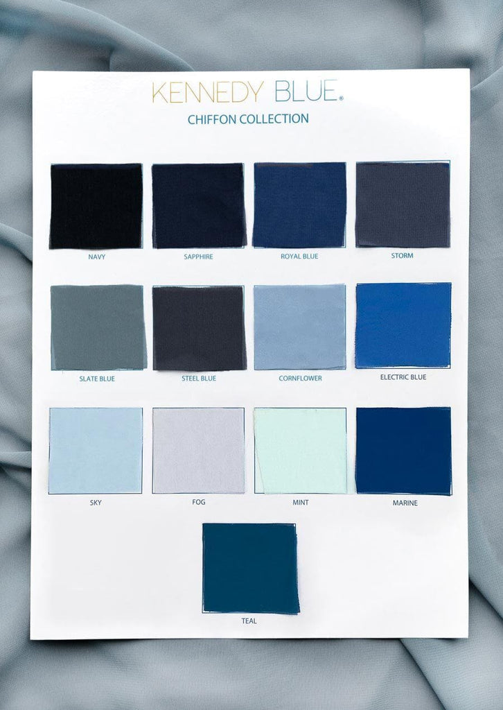 Chiffon Fabric Swatch Page