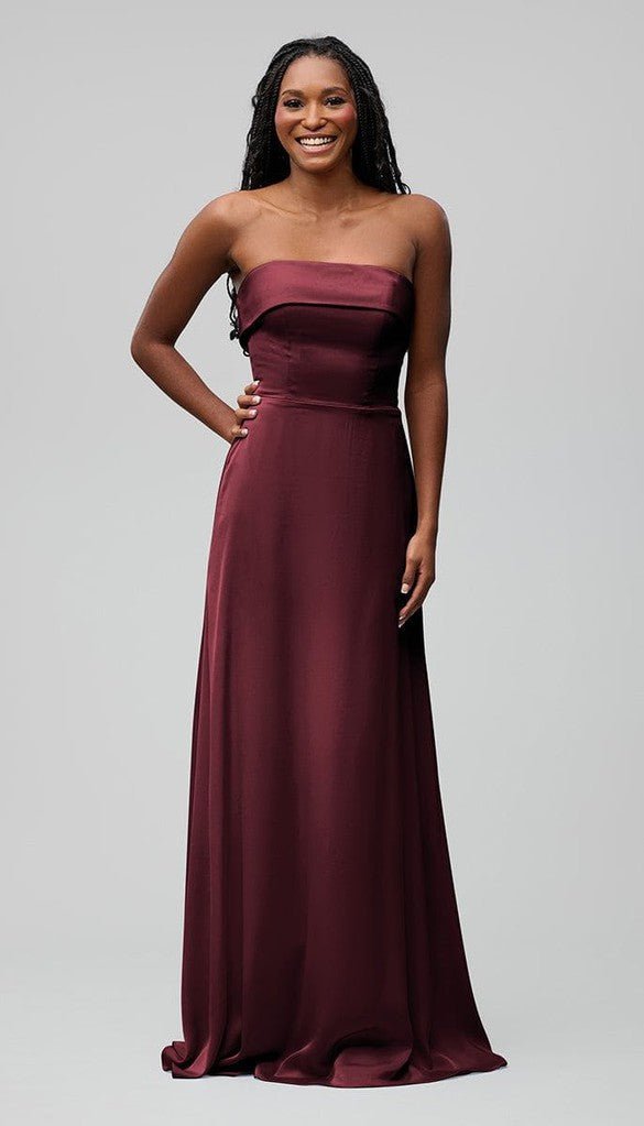 burgundy strapless bridesmaid dress Strapless Burgundy Dress Tea Length Azazie Wren Burgundy Chiffon Bridesmaid Dresses Azazie