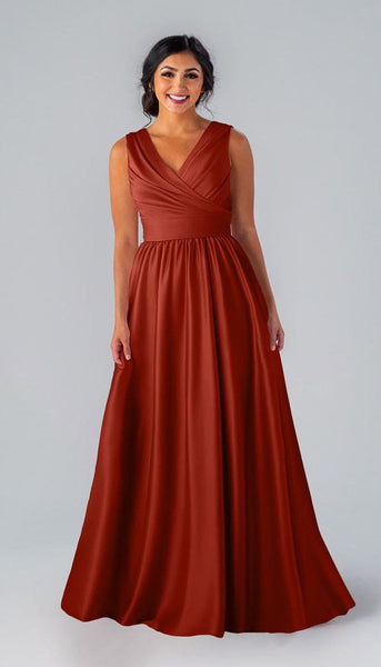Brittany Luxe Satin Bridesmaid Dress