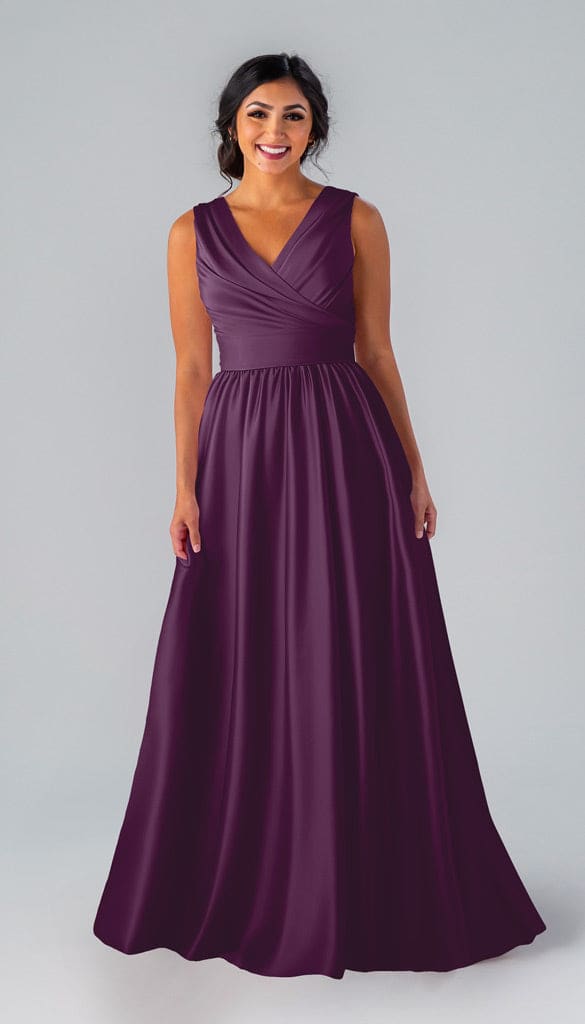 Brittany Luxe Satin Bridesmaid Dress
