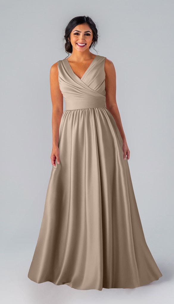 tan satin bridesmaid dresses Silk Dress in Champagne Beige, Long Dress With Tail, Bridesmaid Dress, Wedding Guest Dress, Evening Dress, Bridesmaid Gift, Silk Long Dress