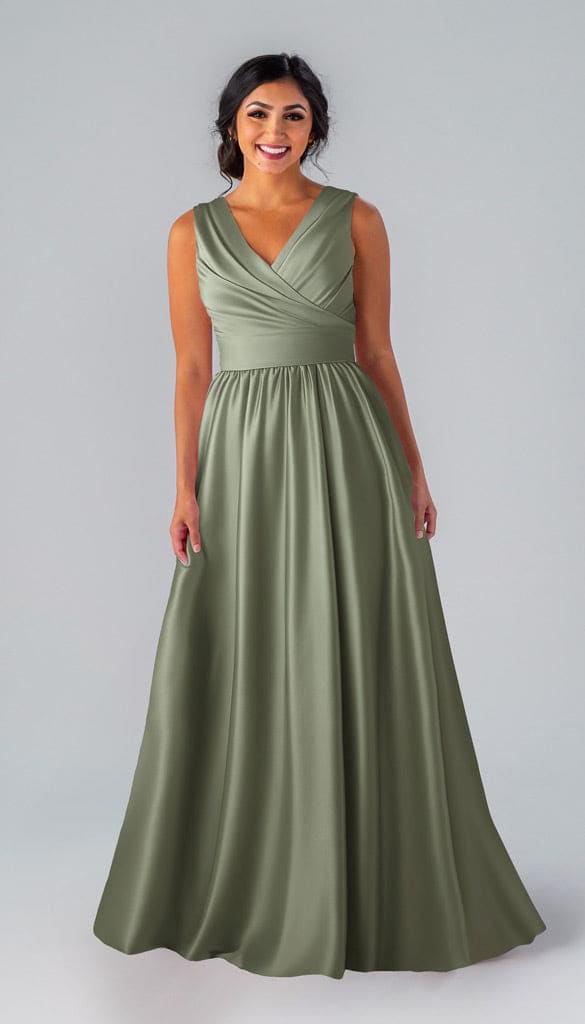 Brittany Luxe Satin Bridesmaid Dress