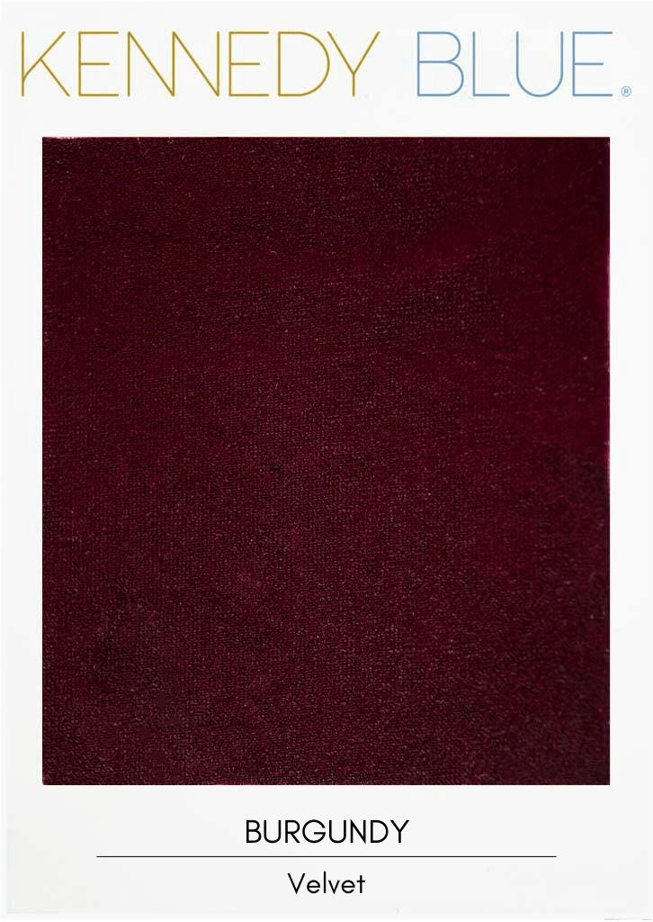 Burgundy|Velvet Fabric Swatches Color Swatch