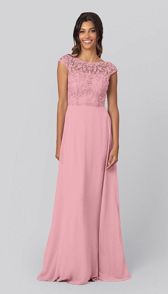 Dakota Modest Embroidered Bridesmaid Dress | Kennedy Blue Mint Dakota Modest Embroidered Bridesmaid Dress | Kennedy Blue Mint