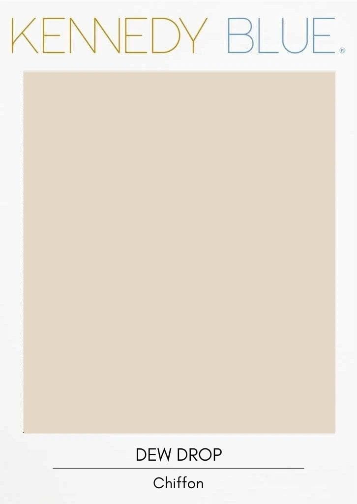 Dew Drop|Flat Chiffon Fabric Swatches Color Swatch
