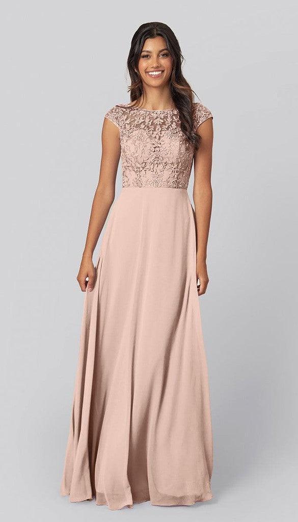 Dorothy Embroidered Bridesmaid Dress | Kennedy Blue Blush Dorothy Embroidered Bridesmaid Dress | Kennedy Blue Blush