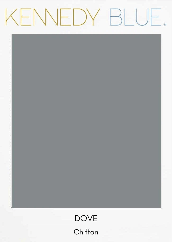 Dove|Flat Chiffon Fabric Swatches Color Swatch