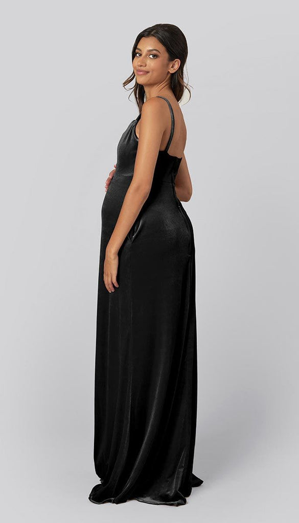 Velvet Maternity Bridesmaid Dress | Kennedy Blue Drew Desert Rose Velvet Maternity Bridesmaid Dress | Kennedy Blue Drew Desert Rose