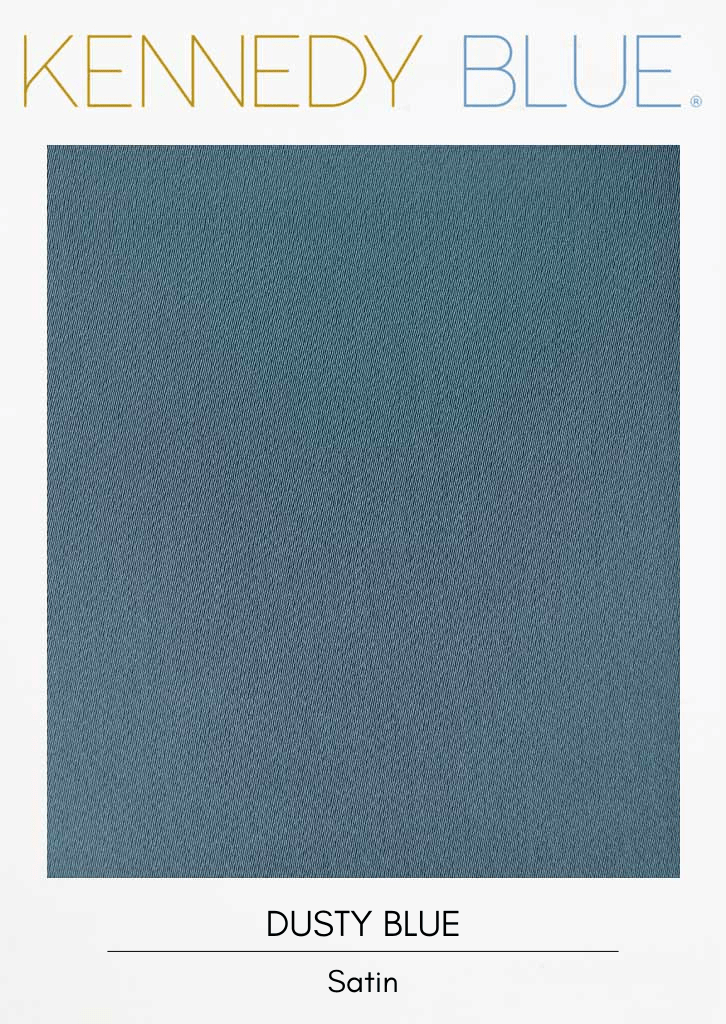 Dusty Blue|Satin Fabric Swatches Color Swatch