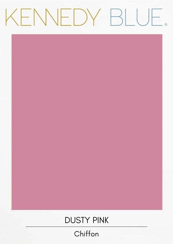 Dusty Pink|Flat Chiffon Fabric Swatches Color Swatch
