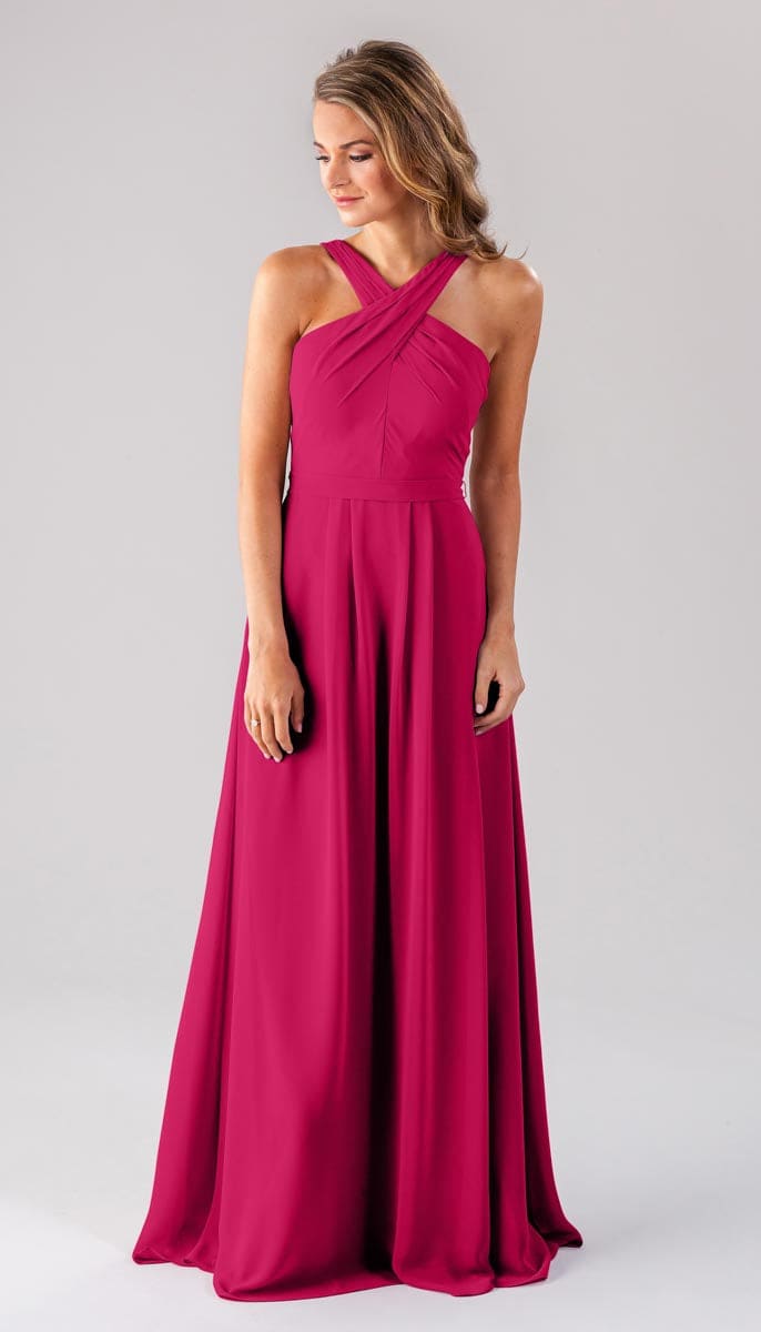 Elena High Neck Bridesmaids Dress