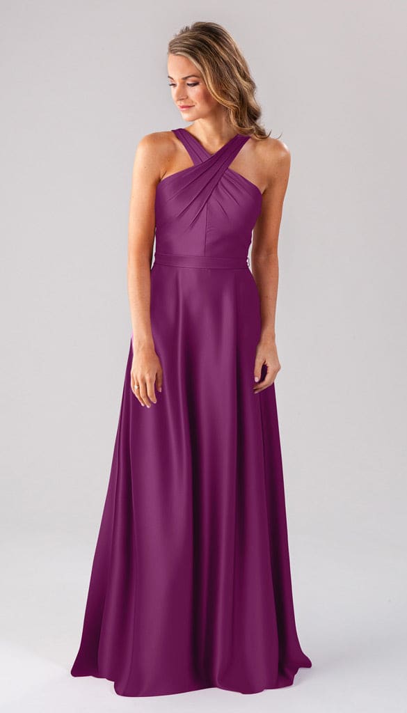 satin plum bridesmaid dresses Plum Bridesmaid Dress Shiny Satin Size 3X