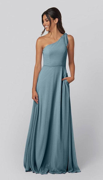 hobbs blue eloise dress Eloise One Shoulder Bridesmaid Dress