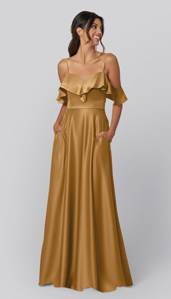 Emily Luxe Satin Bridesmaids Dress