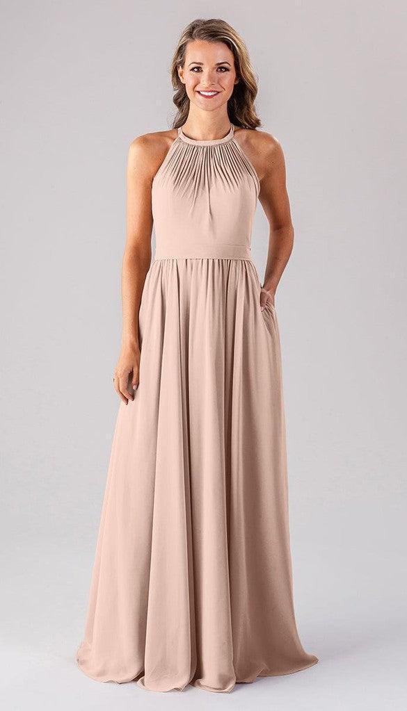 Erica Ready To Ship Modest Bridesmaids Dress | Kennedy Blue 4 / Blush Erica Ready To Ship Modest Bridesmaids Dress | Kennedy Blue 4 / Blush