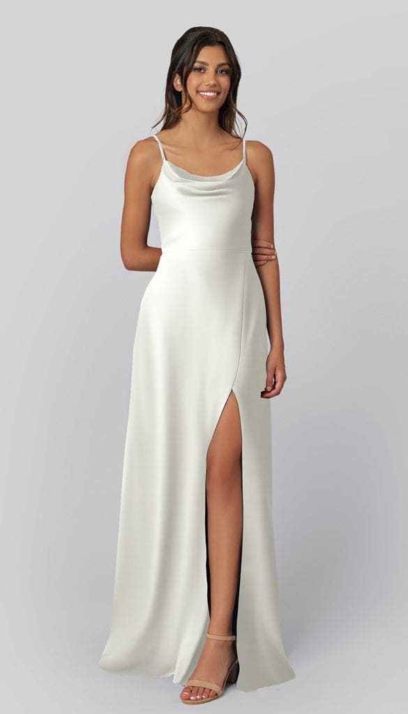 ivory silk bridesmaid dresses Felicity Luxe Satin Dress Size:2X/3X 2025 GLOBAL EVENT SZN EDIT allowing versatility while maintaining Women's Short Sleeve Maxi