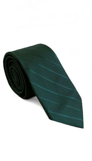 Forest Green|Kennedy Blue Coordinating Pinstripe Tie