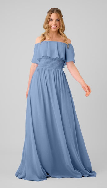 cornflower blue grace dress Grace of Monaco Remake Dreamy Blue Dress Short style: 115 cm/ 45 inches / XL I Retro Fairy main image 1