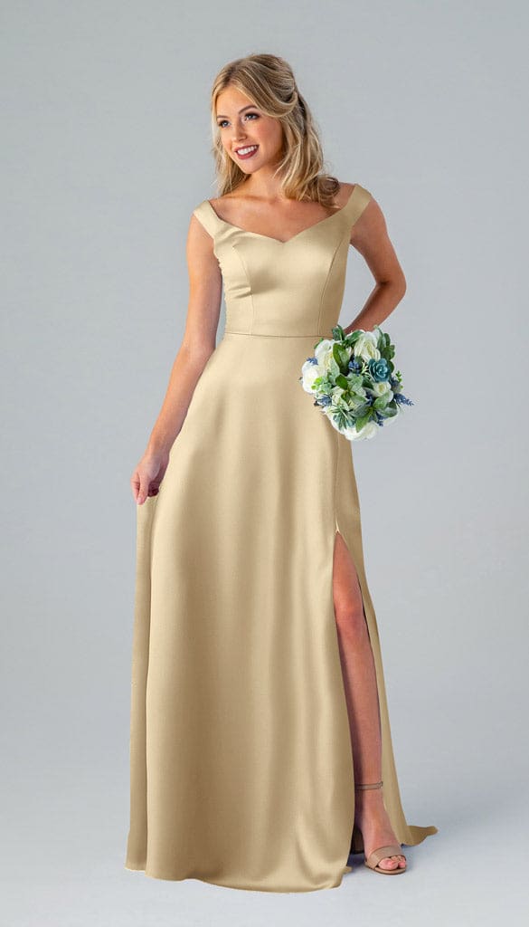 Haley Luxe Satin Bridesmaids Dress