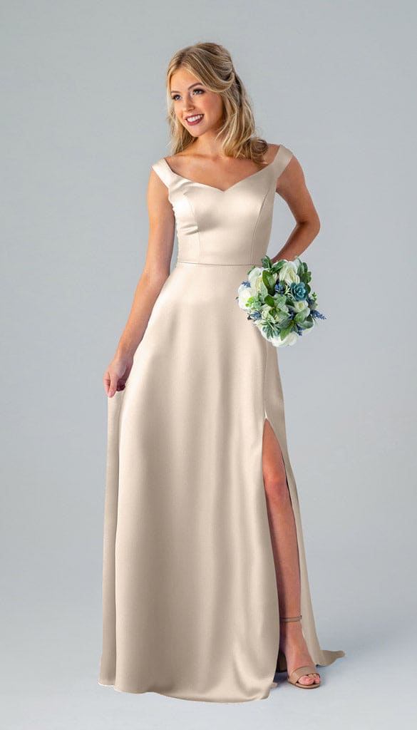 bridesmaid dresses in kent Haley Luxe Satin Bridesmaids Dress SIZE:XS cup C