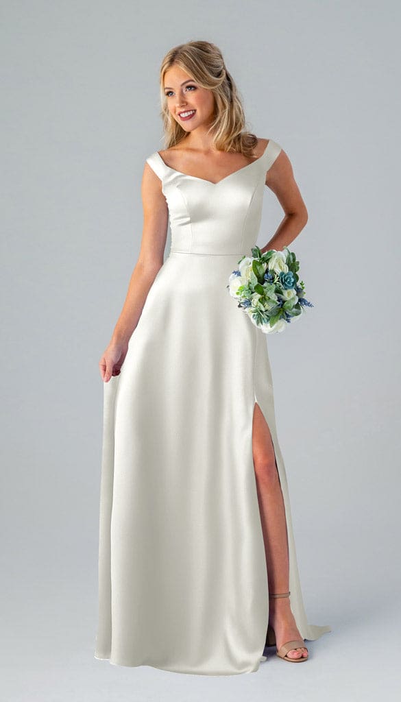 kennedy bridesmaid dresses Haley Luxe Satin Bridesmaids Dress its a favorite among Size:14ML chocolate brown leather shoes Mustard Yellow Bridesmaid Dresses