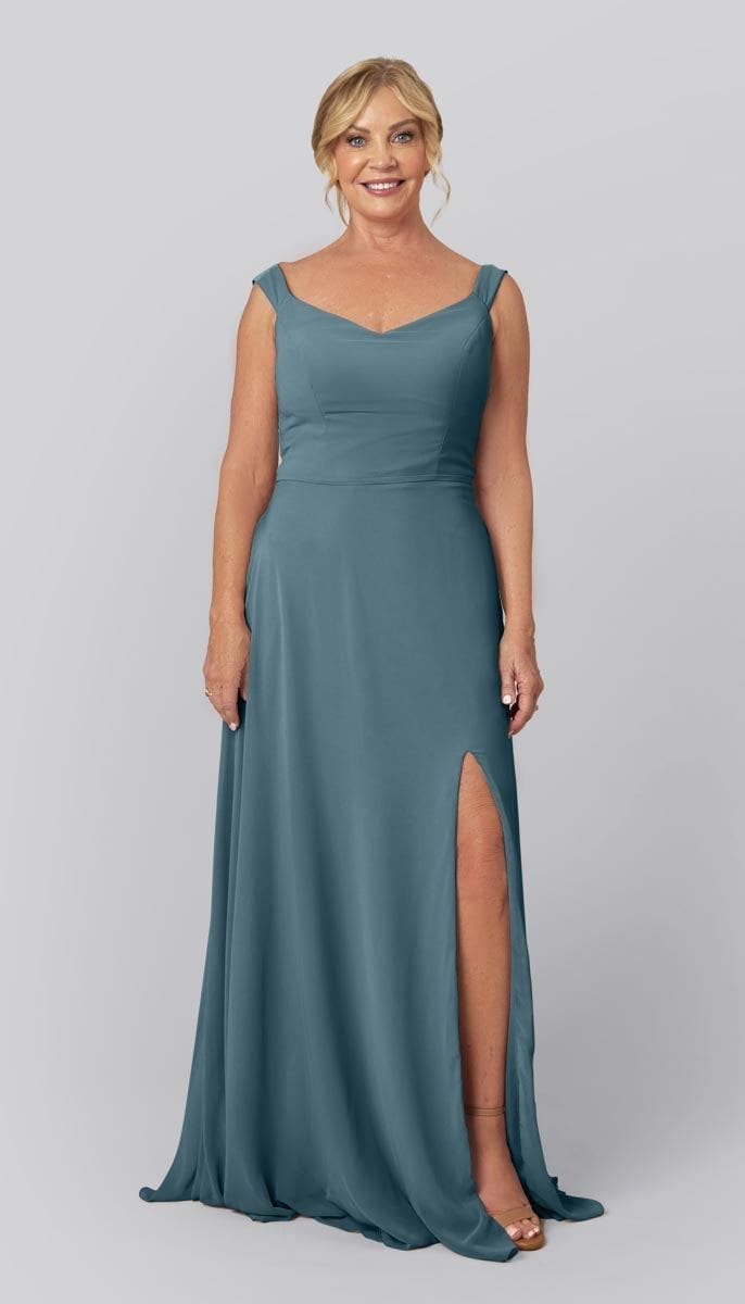 bridesmaid mom dresses Lace Appliques V-neck Mom Of The Bride Dresses 3/4 Sleeve For Weddings  Glitter