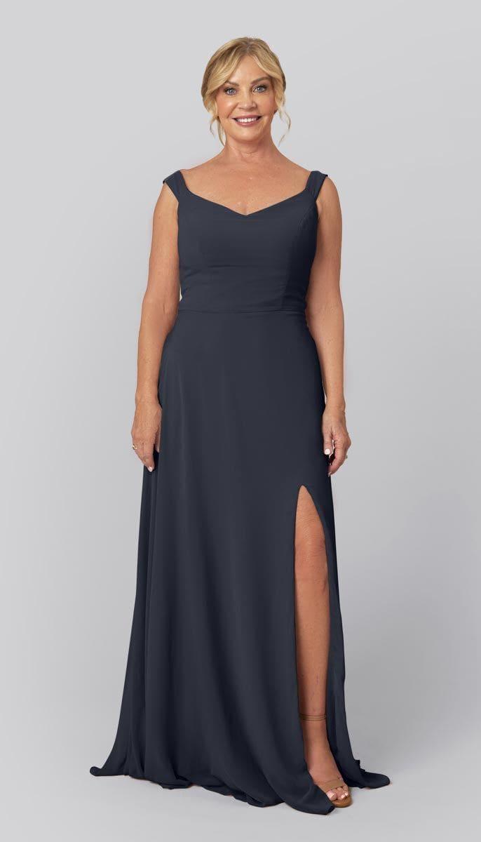 steel blue bridesmaid dress Haley Mothers Dress