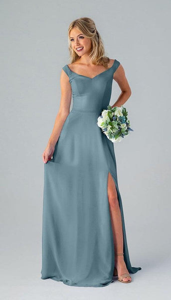malibu blue bridesmaid dresses Haley Classic Chiffon Bridesmaids Dress mixed blue bridesmaid dresses