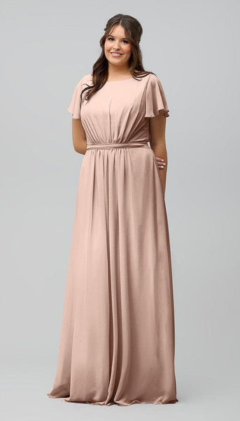 Holly Modest Bridesmaids Dress | Kennedy Blue Plum Holly Modest Bridesmaids Dress | Kennedy Blue Plum