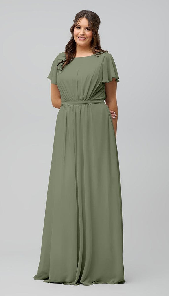 Modest Ready to Ship Bridesmaids Dress | Kennedy Blue Holly 12 / Mocha Modest Ready to Ship Bridesmaids Dress | Kennedy Blue Holly 12 / Mocha