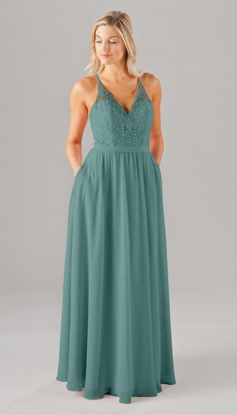 iris blue bridesmaid dresses Iris Ready To Ship Embroidered Bridesmaids Dress main image 1