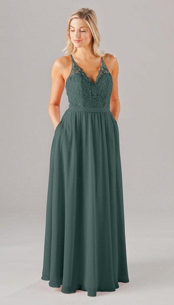 sachin and babi light blue dress Layered Chiffon Tropical Print Dress in Turquoise