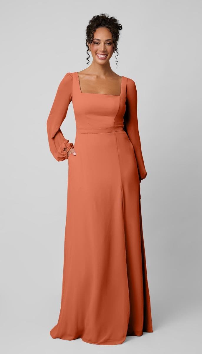 Isla Modest Bridesmaids Dress | Kennedy Blue