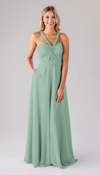 Ivy Chiffon Bridesmaid Dress | Kennedy Blue Moss Ivy Chiffon Bridesmaid Dress | Kennedy Blue Moss