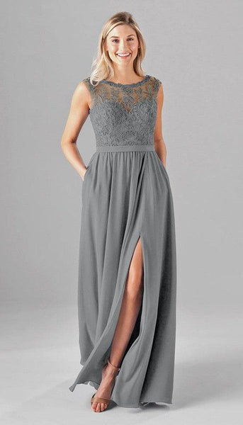 Jade Modest Lace Bridesmaid Dress