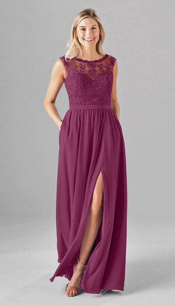 Jade Modest Lace Bridesmaid Dress