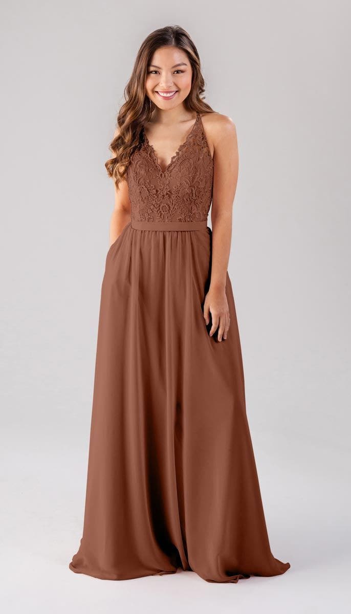 Jasmine Beaded Embroidered Lace Bridesmaid Dress