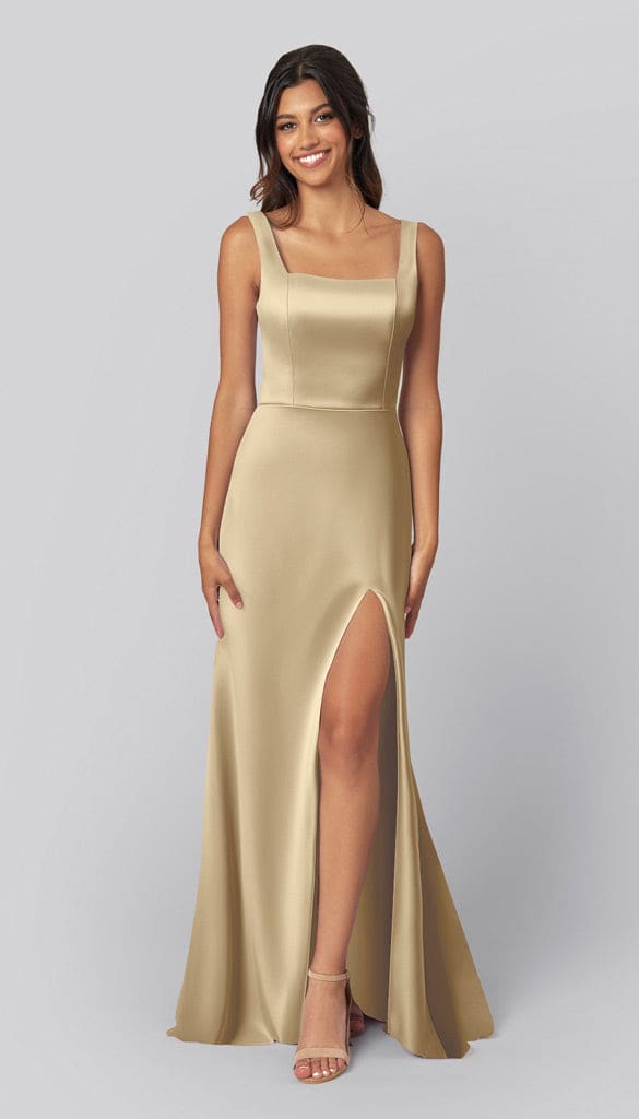 Jay Luxe Satin Bridesmaid Dress | Kennedy Blue Champagne Jay Luxe Satin Bridesmaid Dress | Kennedy Blue Champagne
