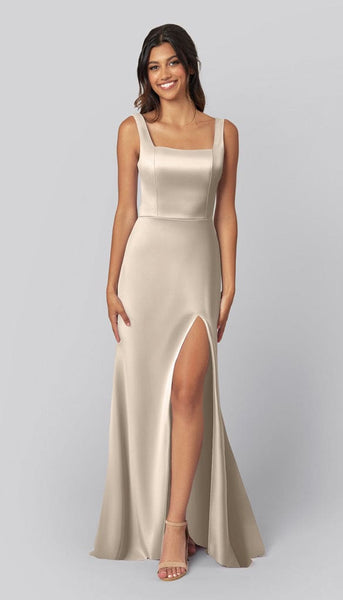 Jay Luxe Satin Bridesmaid Dress | Kennedy Blue