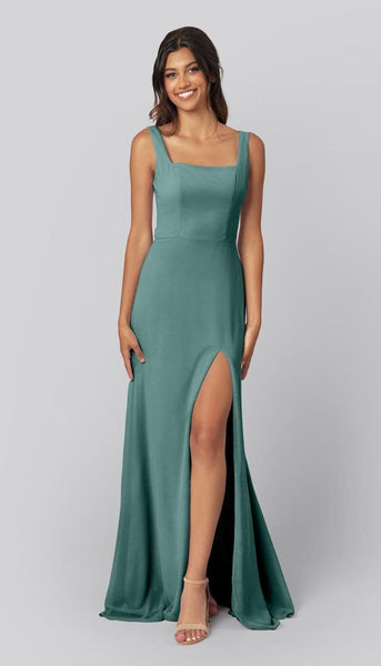 jay jays bridesmaid dresses square neck dress ocean-blue cross high neck gown Size:UK 13 / EU 47 / US 14 warm flower girl dress