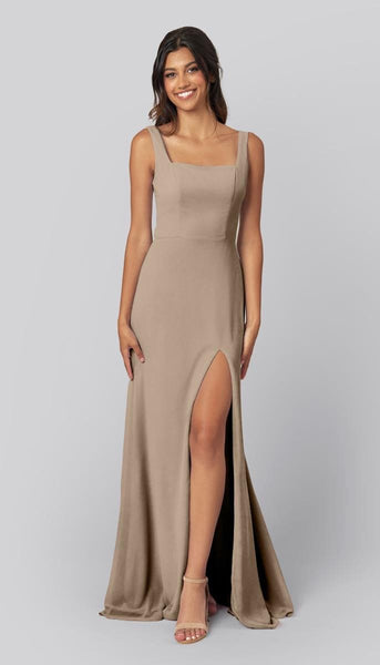 Jay square neck bridesmaid dress