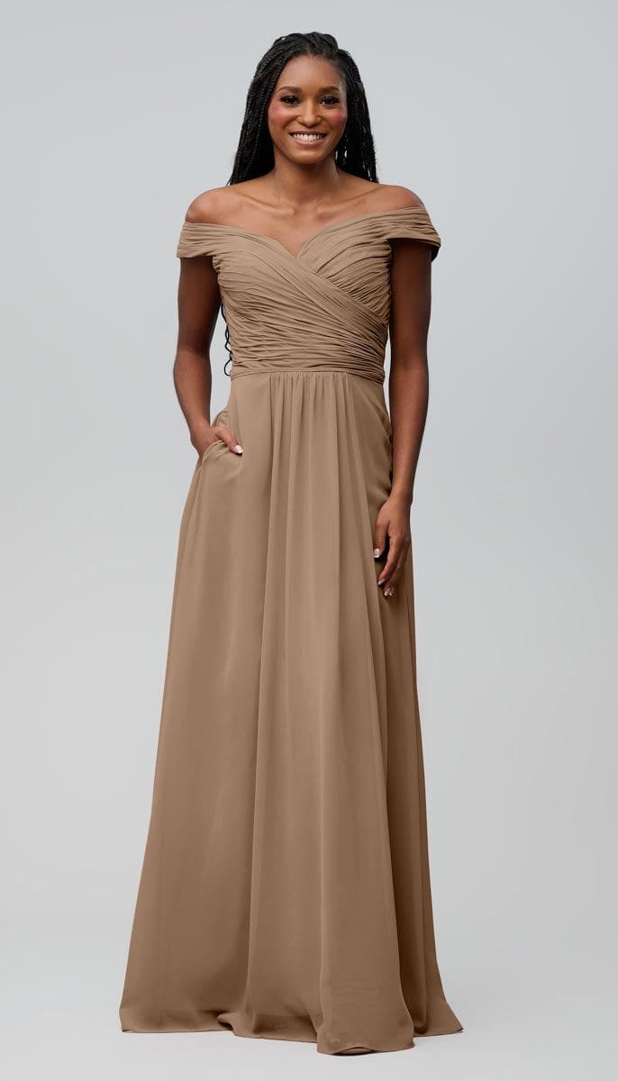 Jenna Off the Shoulder Chiffon Bridesmaids Dress Jenna Off the Shoulder Chiffon Bridesmaids Dress