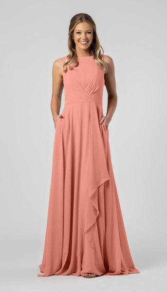 Joy Modest Bridesmaid Dress | Kennedy Blue Blossom Joy Modest Bridesmaid Dress | Kennedy Blue Blossom