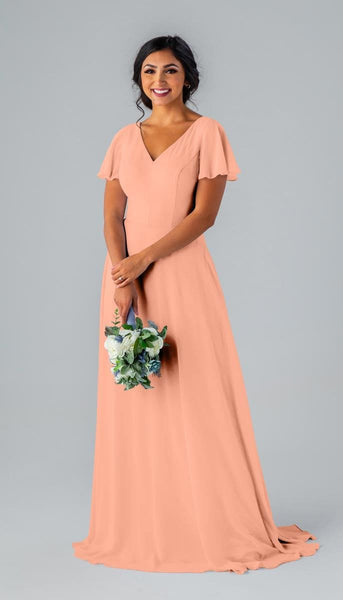 Katie Chiffon Bridesmaid Dress | Kennedy Blue